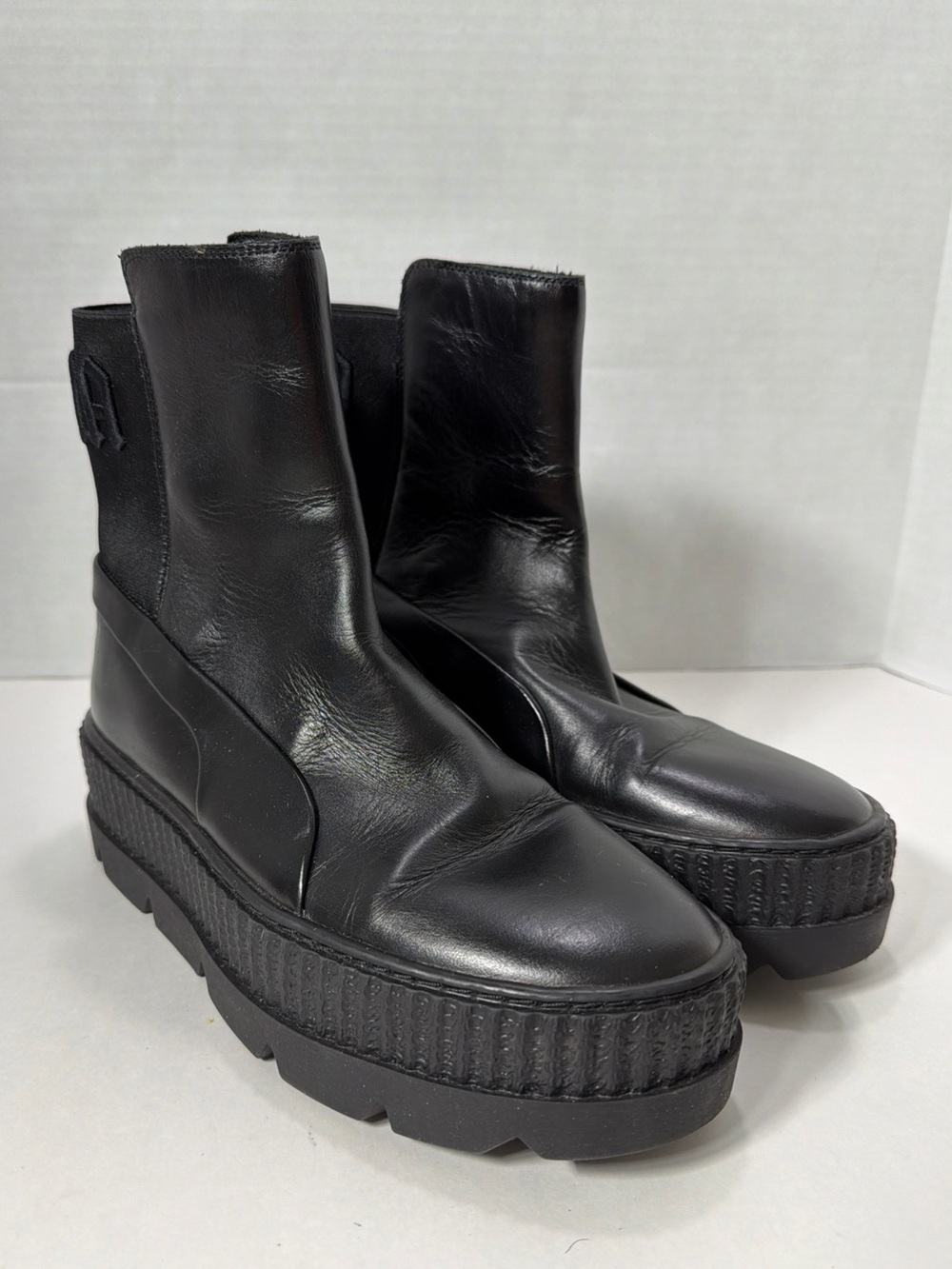 Puma Women’s FENTY by RIHANNA CHELSEA BOOTS Black Sz 9 US Uk 6.5 EU 40 VGC